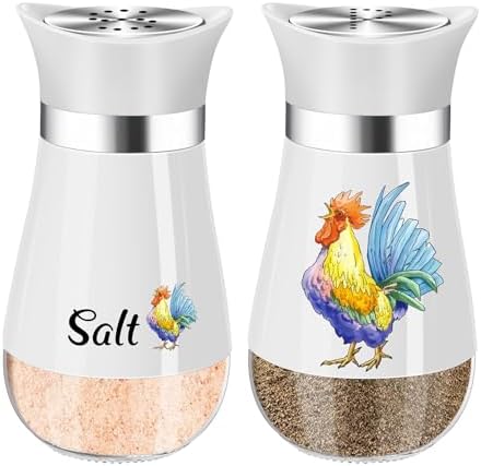 Refined Design Salt and Pepper Shaker Set for Chaos-Free Kitchen Living