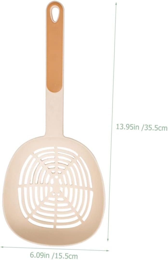 Multi-Purpose Kitchen Gadget - Deep Fryer Strainer Pasta Spoon Orange