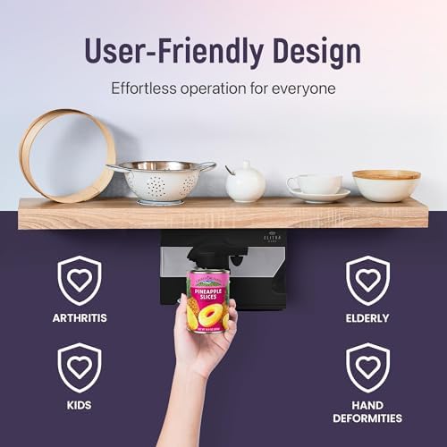 ELITRA Home 4 in 1 Electric Can Opener Meets All Safety Standards