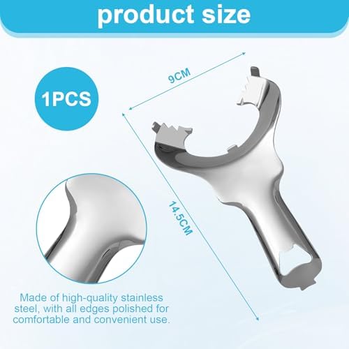 Mason Jar Opener Stainless Steel Lid Turner for Seniors