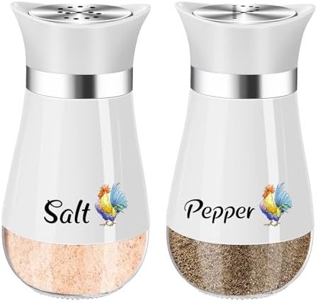 Refined Design Salt and Pepper Shaker Set for Chaos-Free Kitchen Living