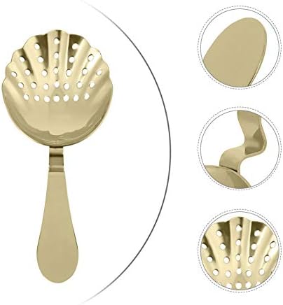 Hemoton 1-Piece Bar Strainer for Bartenders Durable Elegant
