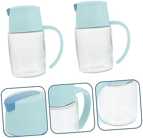 2-Piece Oil Vinegar Dispenser Set Automatic Durable