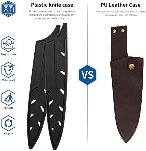 Safety Knife Edge Guards Set for 8-inch Slicing Knives