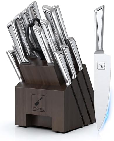 Imarku 16-Piece Kitchen Knife Set