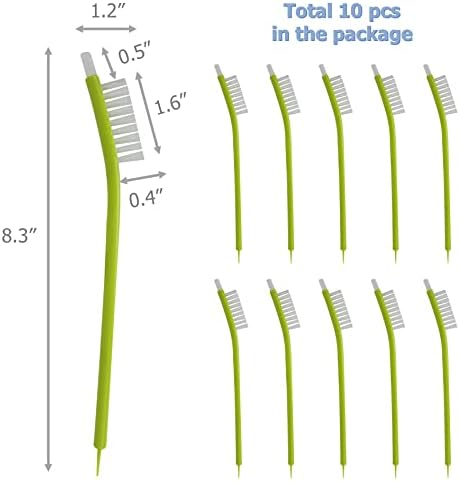 EIKS 10Pack Juicer Cleaning brushes Deep Clean Set for Kitchen Bathroom