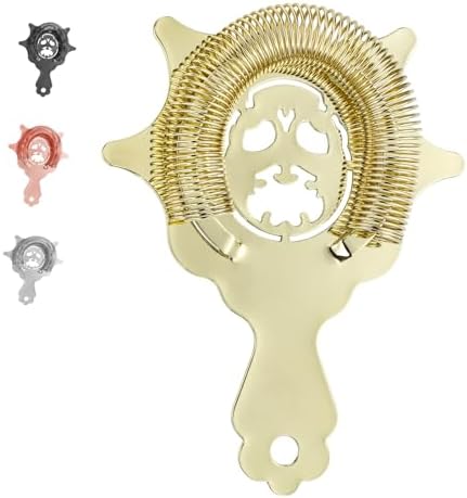 Elegant 4-Prong Cocktail Strainer with Hawthorne Design