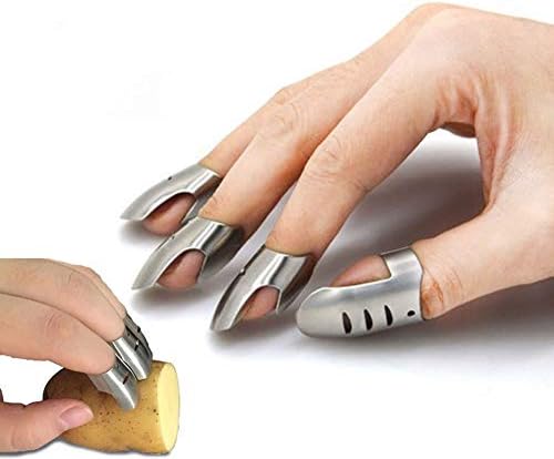 Finger Protection Stainless Steel Cutting Protector for Hands Protection in Kitchen