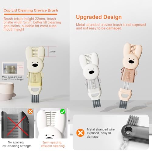 All-in-One Cup Lid Cleaning Set for Easy Cleaning Storage