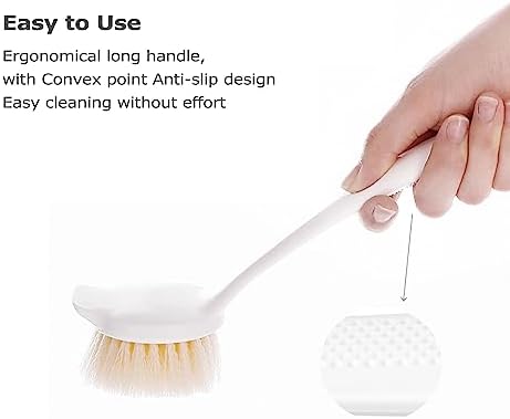2-Pot Cleaning DishBrush Set with Handle