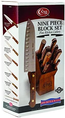 9-Piece Kitchen Knife Block Set