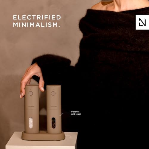 Electric Salt Pepper Grinder Set