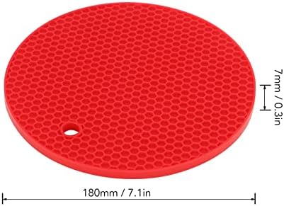 5Pcs Silicone Trivets Heat-Resistant Durable Kitchen Accessories