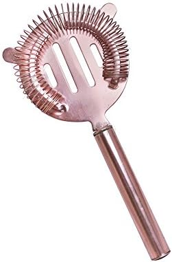 BarConic Copper-Plated Strainer - Stylish Durable Kitchen Bar Tool