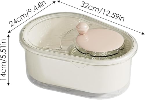 Fruit Cleaner Spinner with Colander for Kitchen Use