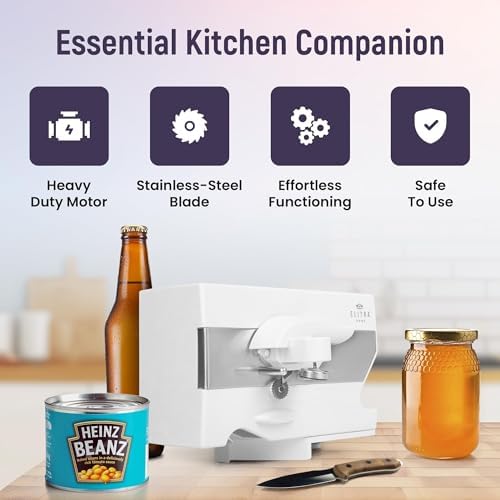 ELITRA HOME Electric Can Opener 4-in-1 Under Cabinet