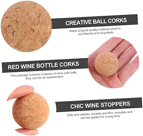 4 Pcs 100 Organic Wine Stoppers