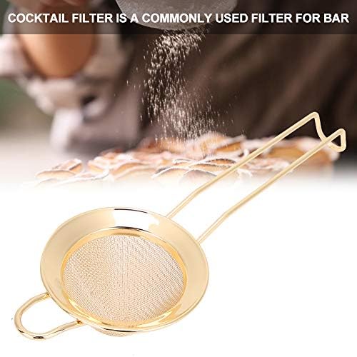 Cocktail Fine Strainer Stainless Steel Cone Shape Bar Accessories
