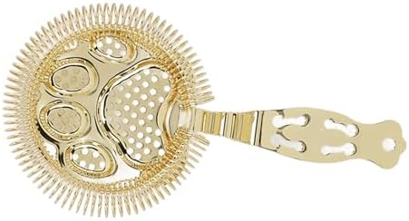 304 Stainless Steel Cocktail Strainer for Home Bar Silver Finish