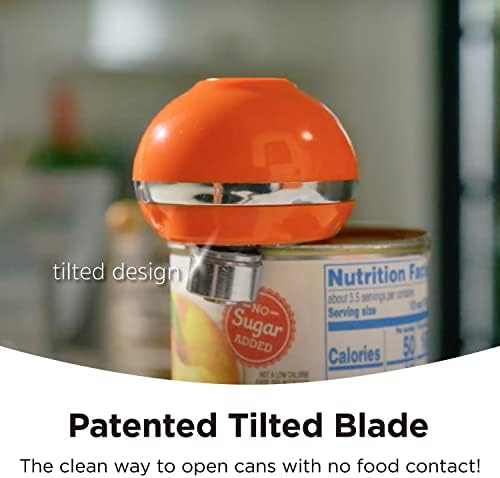 Mini Electric Can Opener Smooth Edge One-Button Press