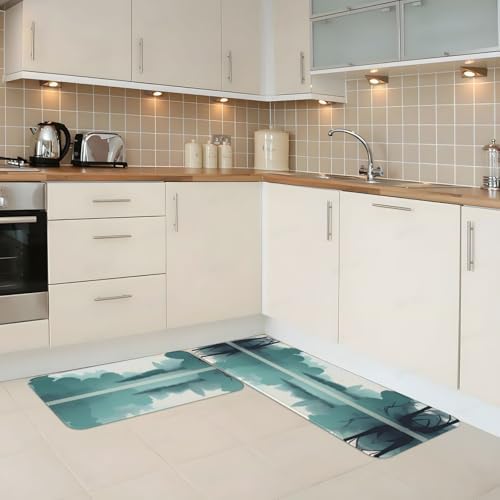 Fallen Leaves Kitchen Mats
