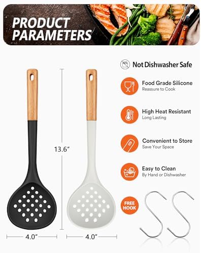 Badiano Kitchen Ladle Strainer Heat Resistant BPA Free