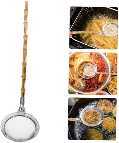 304 Stainless Steel Colander with Handle for Kitchen Use