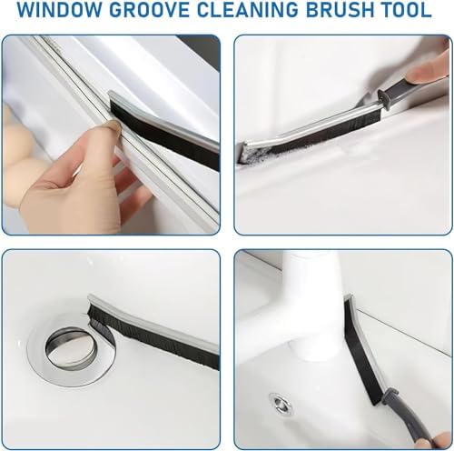 Detail Crevice Cleaning Brush Set 4-Piece
