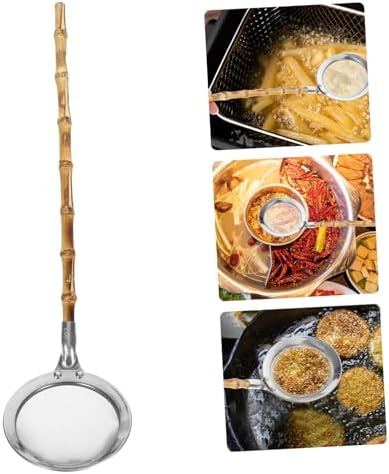 Stainless Steel Japanese-Style Skimmer with Handle Pure Elegance