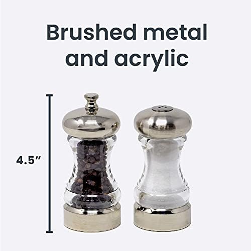 Olde Thompson 45 Monterey Acrylic Salt Shaker Pepper Mill Set