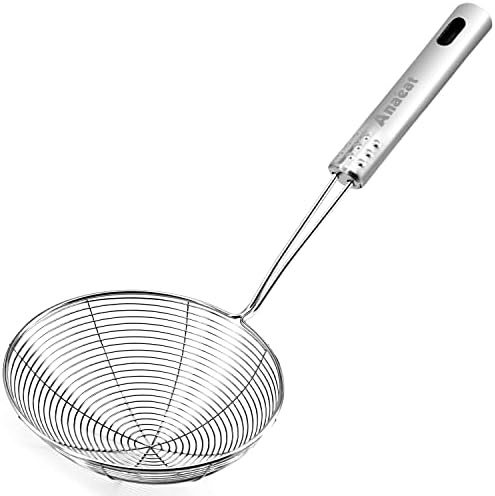Anaeat 45-inch Long-Handle Stainless Steel Strainer
