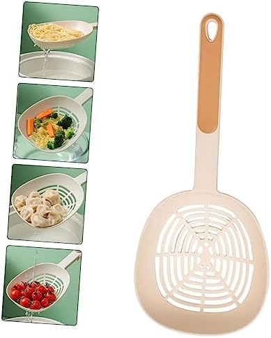Multi-Purpose Kitchen Gadget - Deep Fryer Strainer Pasta Spoon Orange