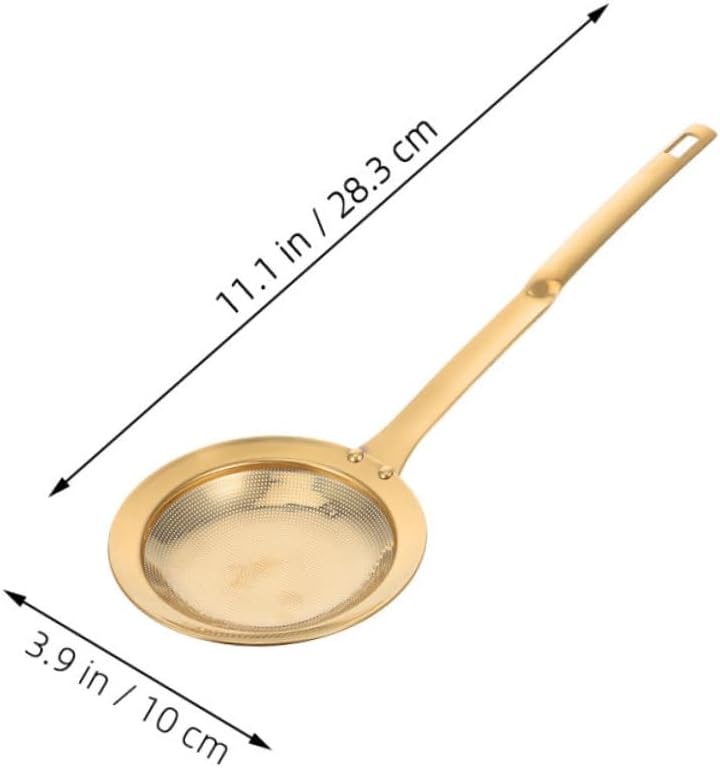 Stainless Steel Skimming Spoon Set for Cooking Grease Strain