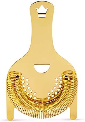 Cocktail Kingdom Koriko Gold-Plated Bar Strainer