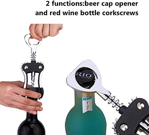 Foho Multifunctional Wing Corkscrew Wine Opener
