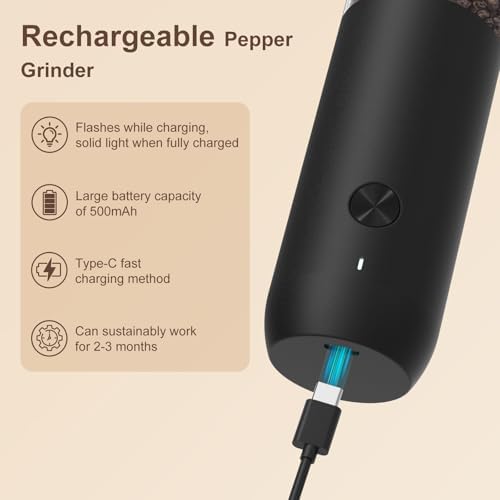 Experience the perfect blend Ultimate Electric Salt and Pepper Grinder Set 2-Pack