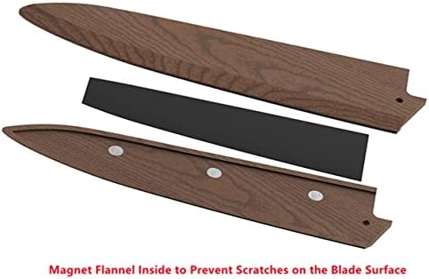 Handmade Natural Black Walnut Wood Utility Knife Sheath