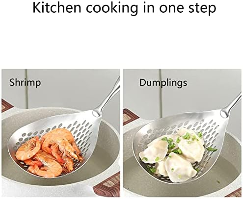 Hurricane LEVER 304 Stainless Steel Cooking Skimmer with Hollow Handle