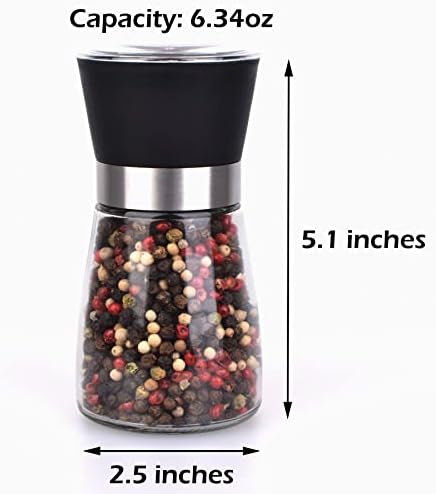 ErrandsHelper Salt and Pepper Grinder Set