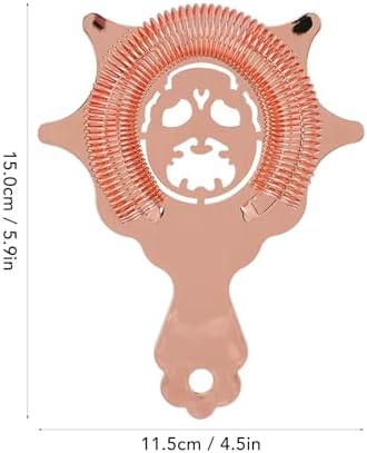 Professional Drink Strainer for Cocktail Making Rose Gold