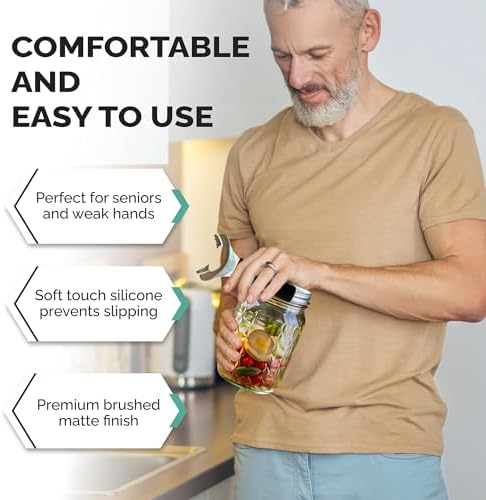 2-in-1 Mason Jar Opener with Preserve Lid Function