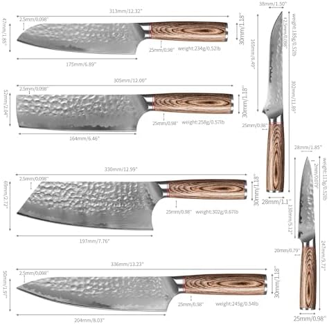 13-Piece Knives Set for Professional Use