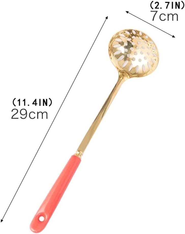 FFUXJNBQR Durable Skimmer Spoon with Comfortable Non-Slip Handle