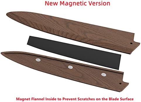 Handmade Japanese Sashimi Knife Sheath with Magnet
