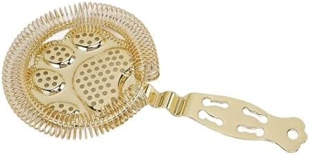 Stainless Steel Bar Strainer Gold