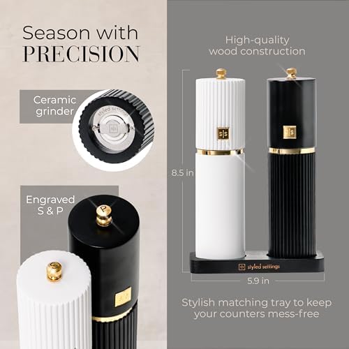 Elevate Your Kitchen with Masterful Salt and Pepper Grinders
