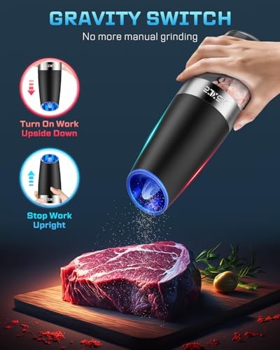 XinXu Gravity Automatic Electric Pepper and Salt Grinder