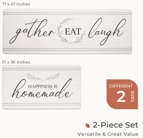 FreshMint Kitchen Mats Set Comfort Style for Your Kitchen