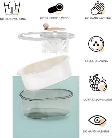 SpinCycle Prodigy - Efficient for Rotating and Cleaning Fruits Vegetables