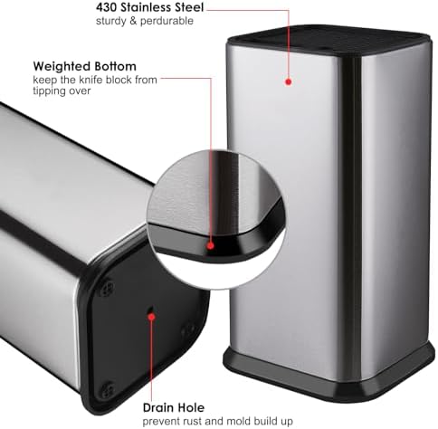 RedCall Universal Knife Block for Kitchen Counter